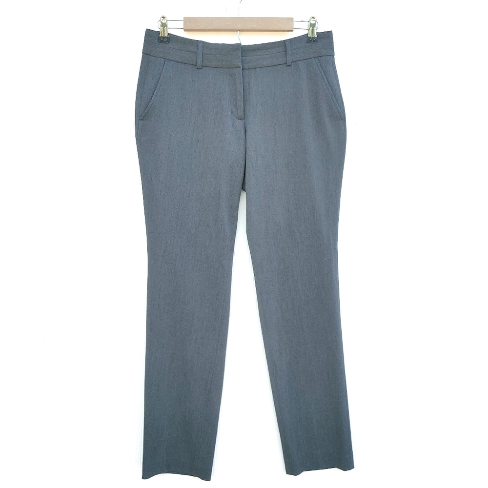 Michael Michael Kors Gray Stretch Straight Leg Dress Pants Sz 6